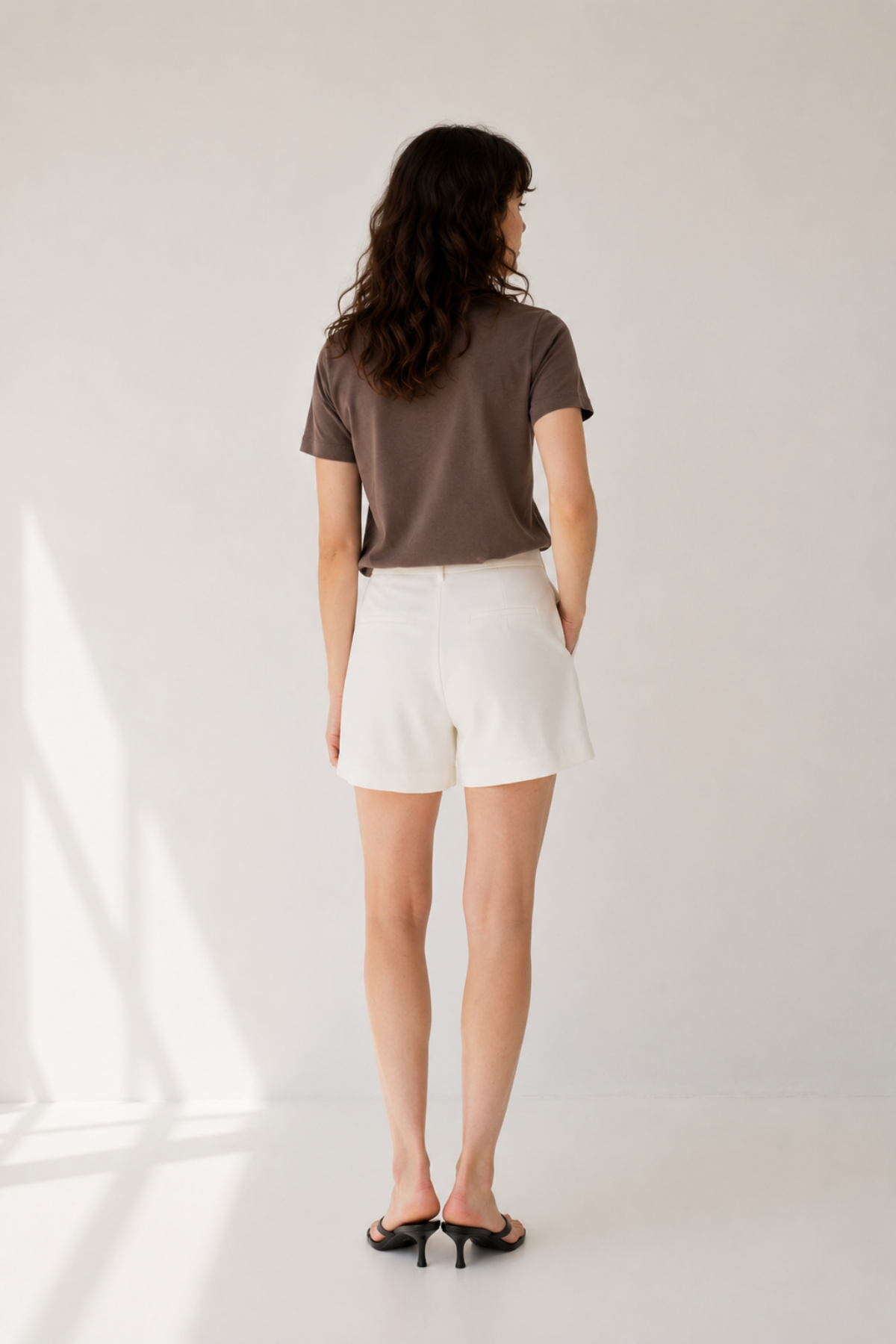 Kahve Modal Karışımlı T-Shirt
