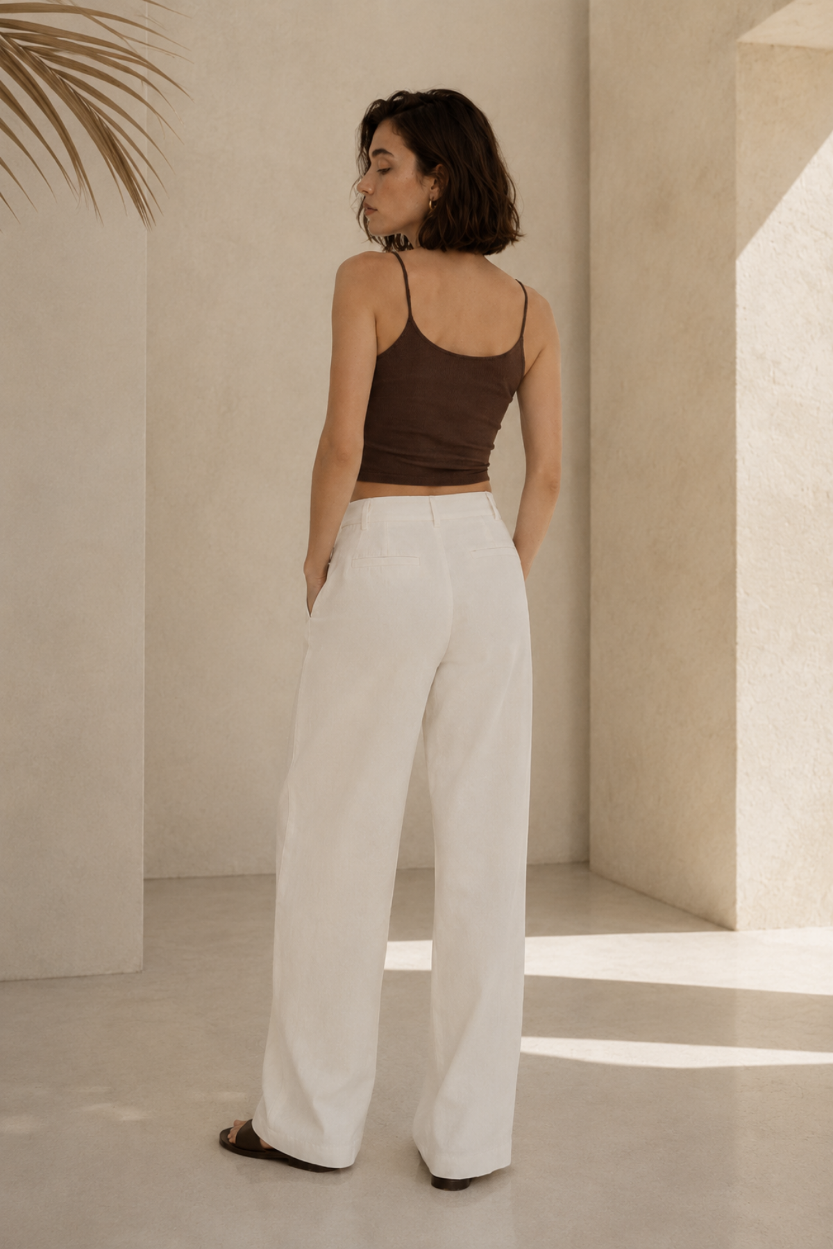 Kahve Crop Atlet